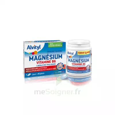 Alvityl Magnésium Vitamine B6 Libération Prolongée Comprimés Lp B/45 à Bègles